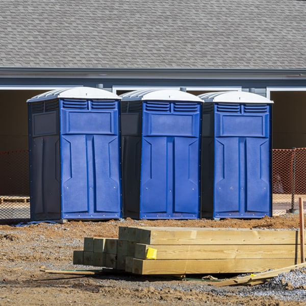 what is the expected delivery and pickup timeframe for the porta potties in Greenwood Lake NY